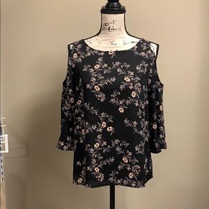 Mossimo Cold-Shoulder Top-SM